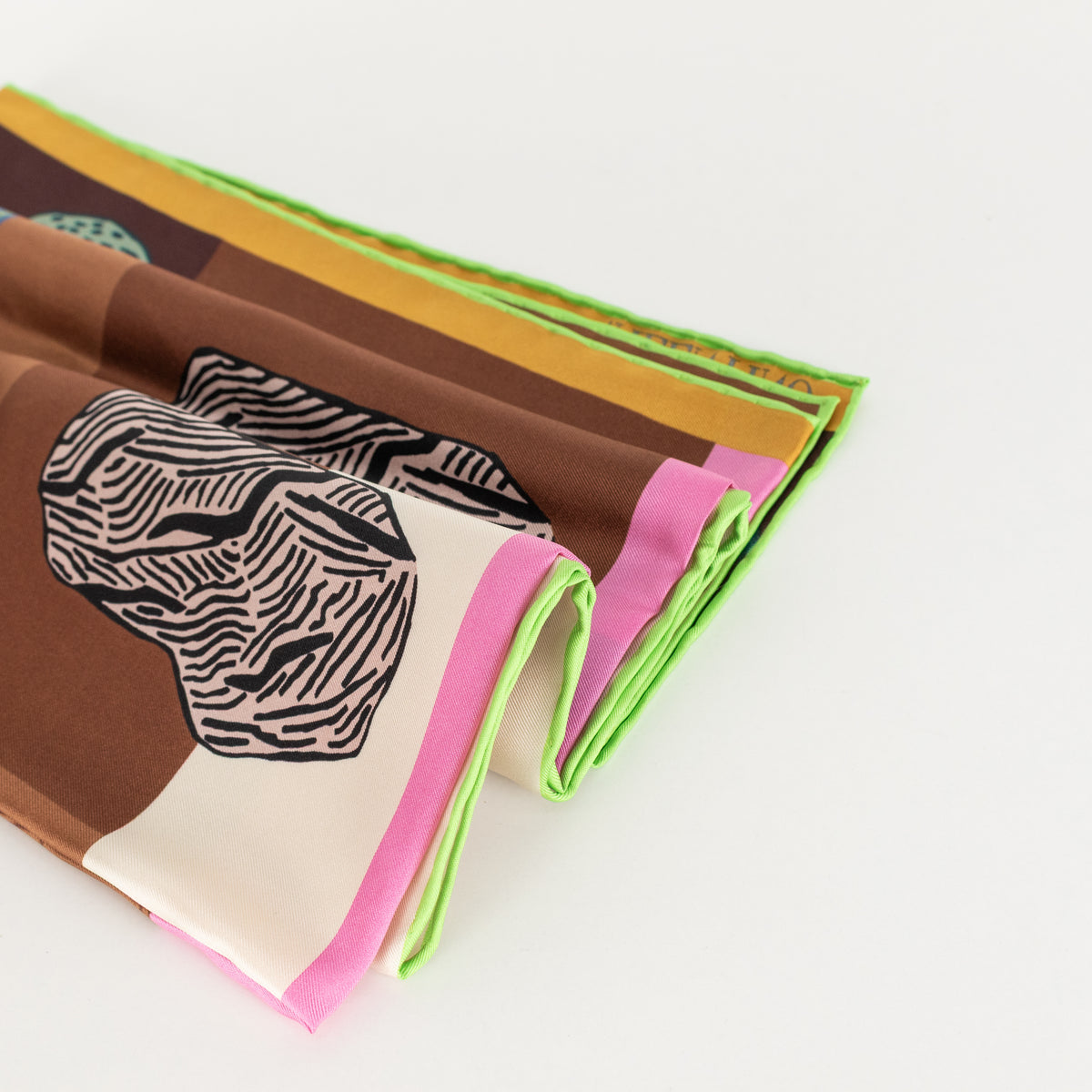 Valentino Block Printer Silk Scarf