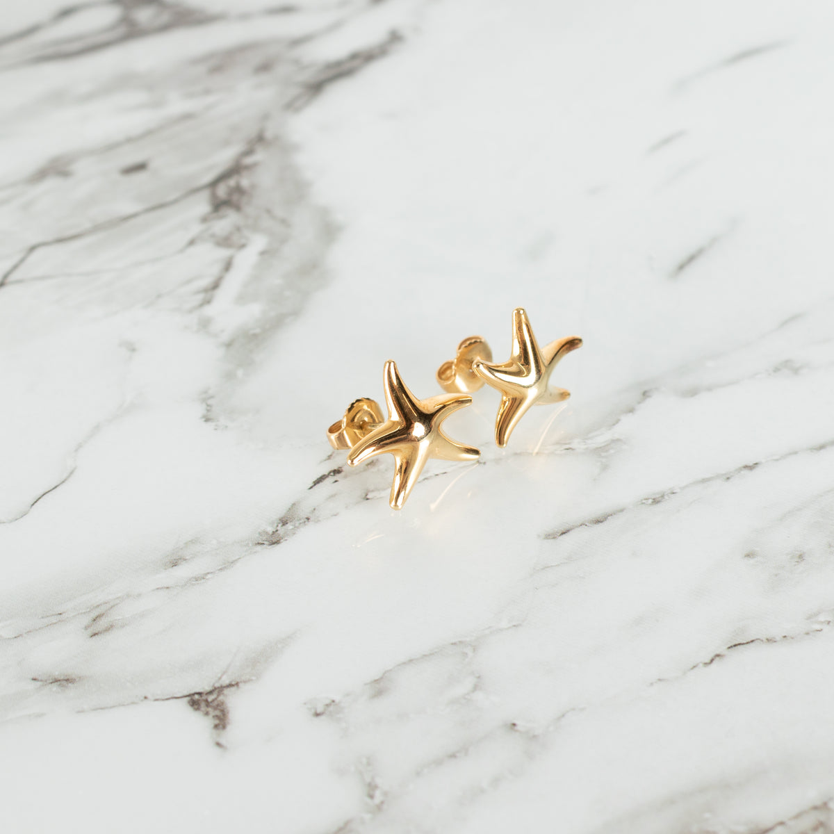Tiffany & Co. Elsa Peretti Starfish 18 ct gold Stud Earrings