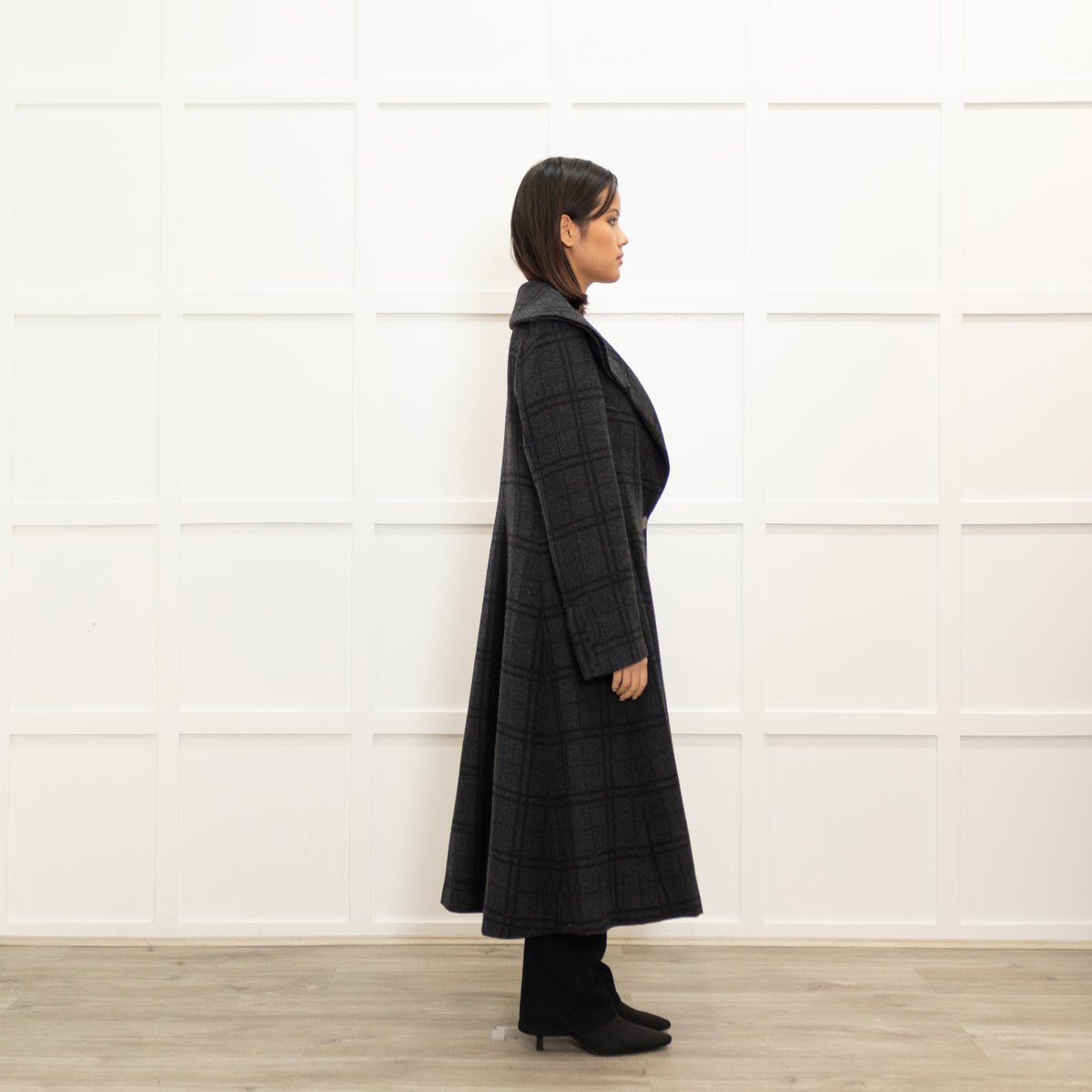 Vivienne Westwood Black Check Coat