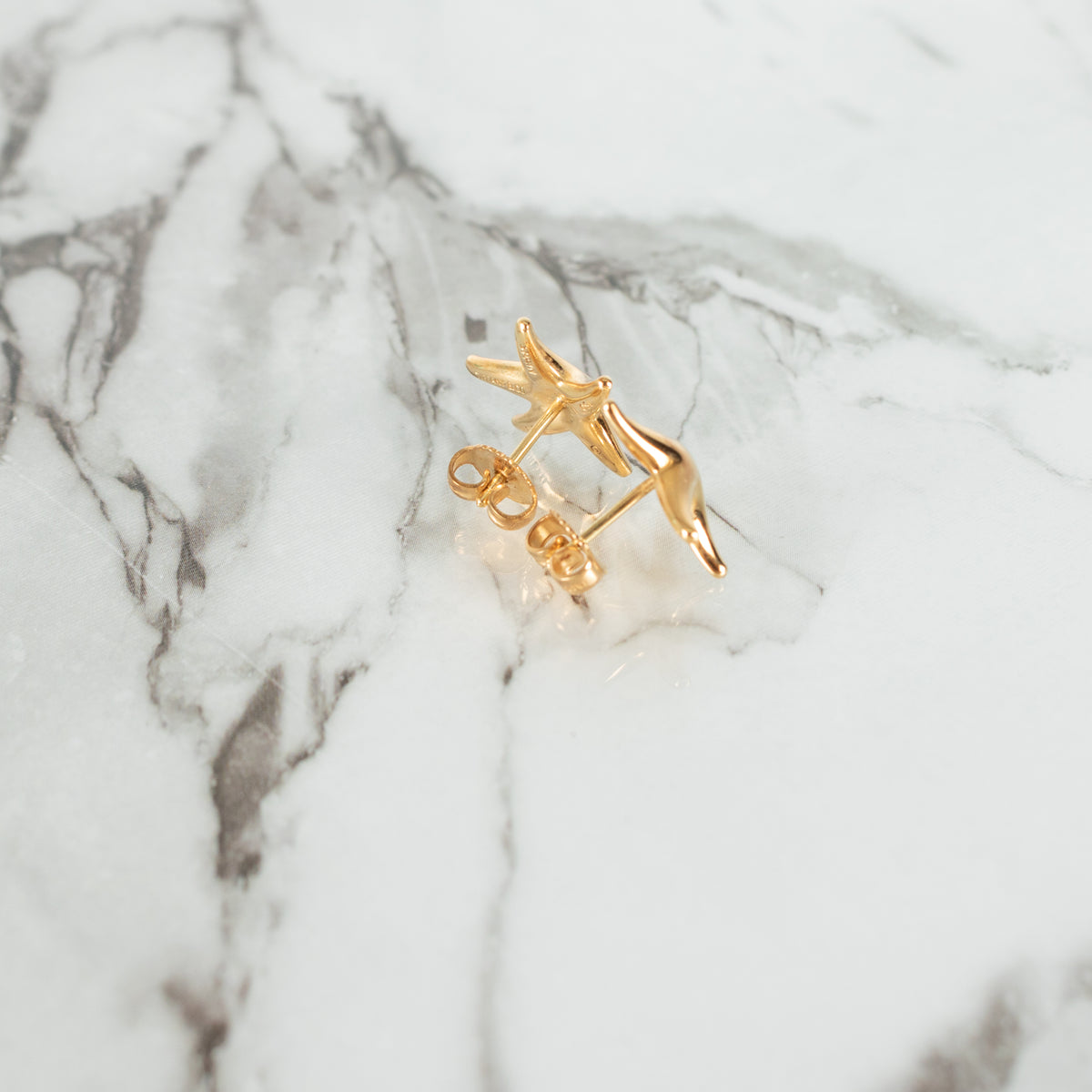 Tiffany & Co. Elsa Peretti Starfish 18 ct gold Stud Earrings