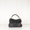 Michael Kors Black Grainy Leather Skorpios Bag