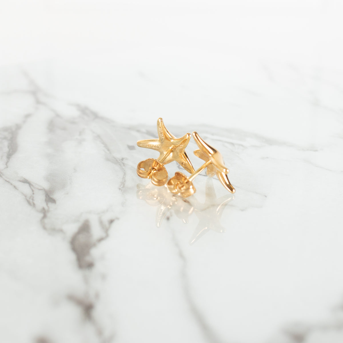 Tiffany & Co. Elsa Peretti Starfish 18 ct gold Stud Earrings