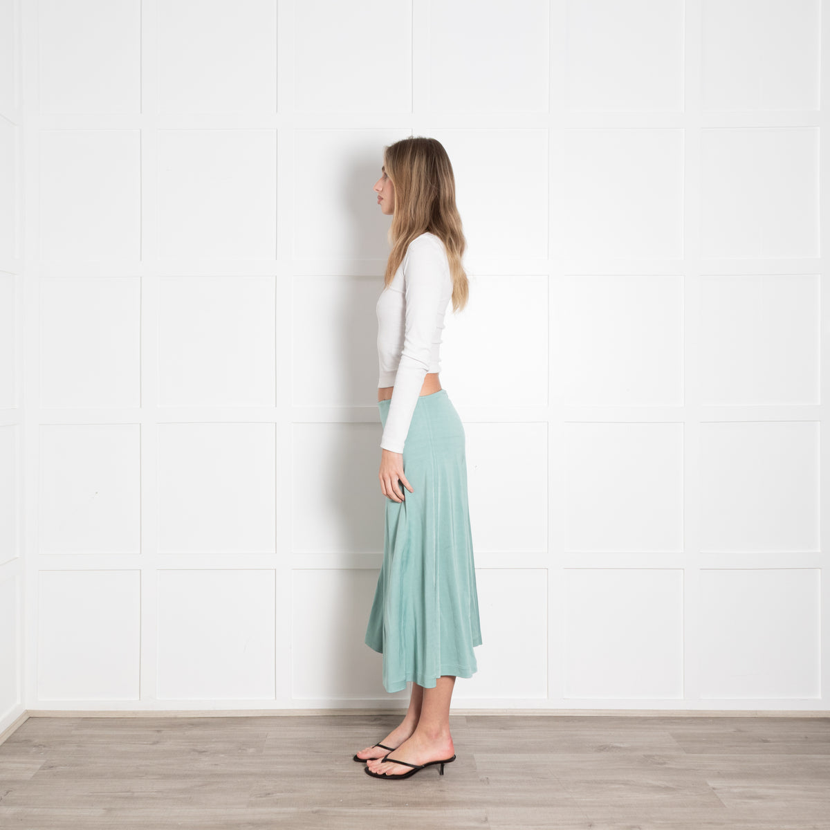 Acne Studios Sage Green Skirt