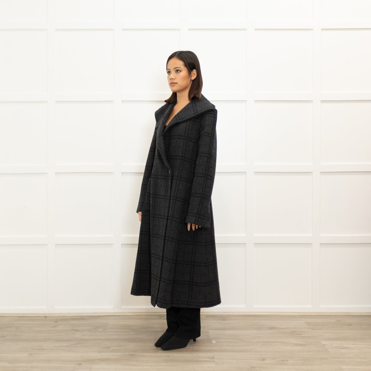 Vivienne Westwood Black Check Coat