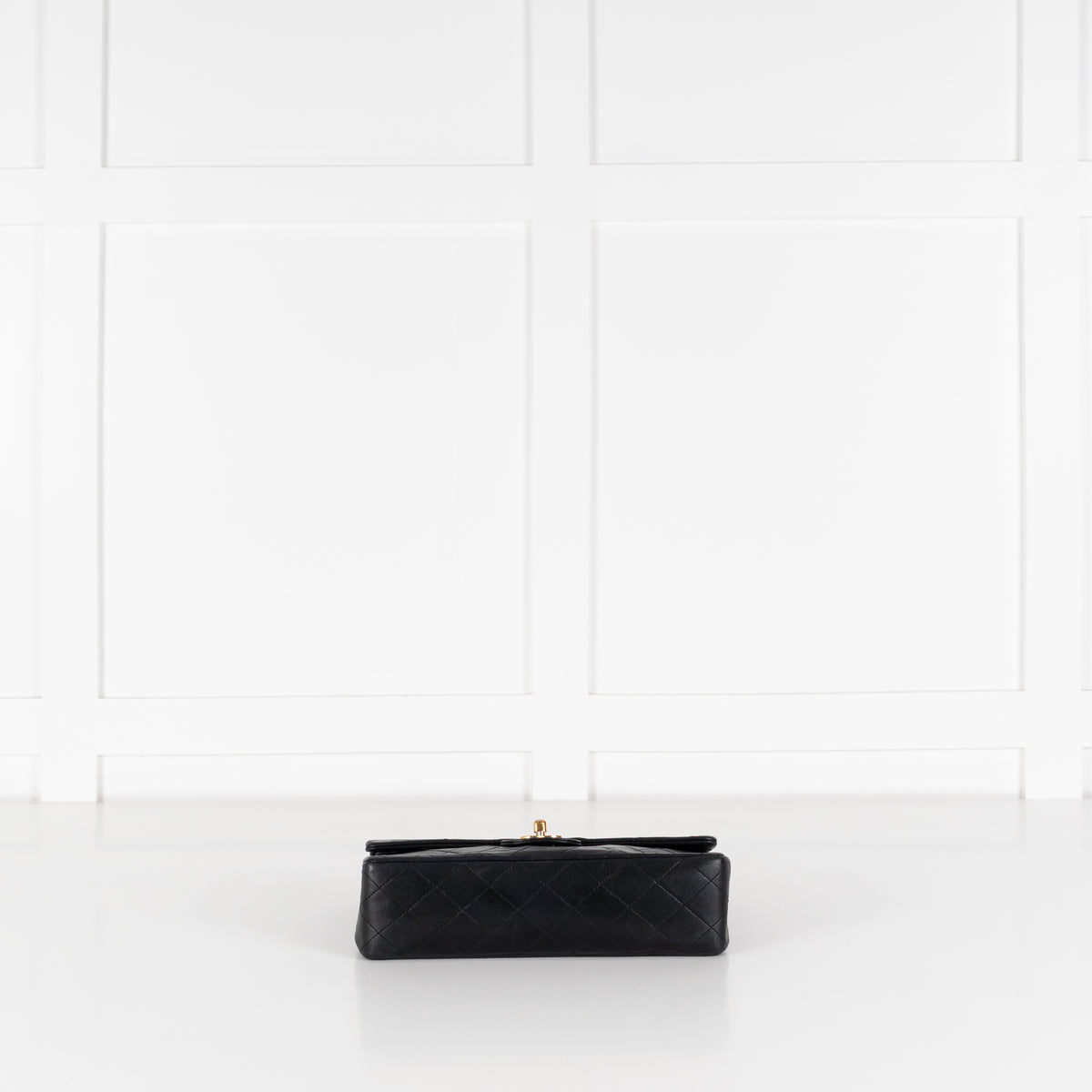 Chanel Vintage Medium Black Double Flap Shoulder Bag