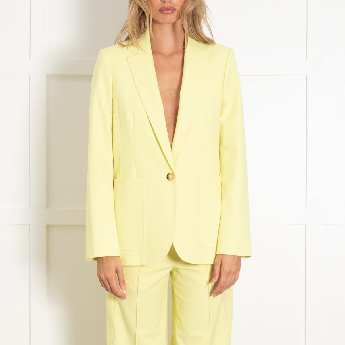 Me + Em Lemon Yellow Blazer Jacket
