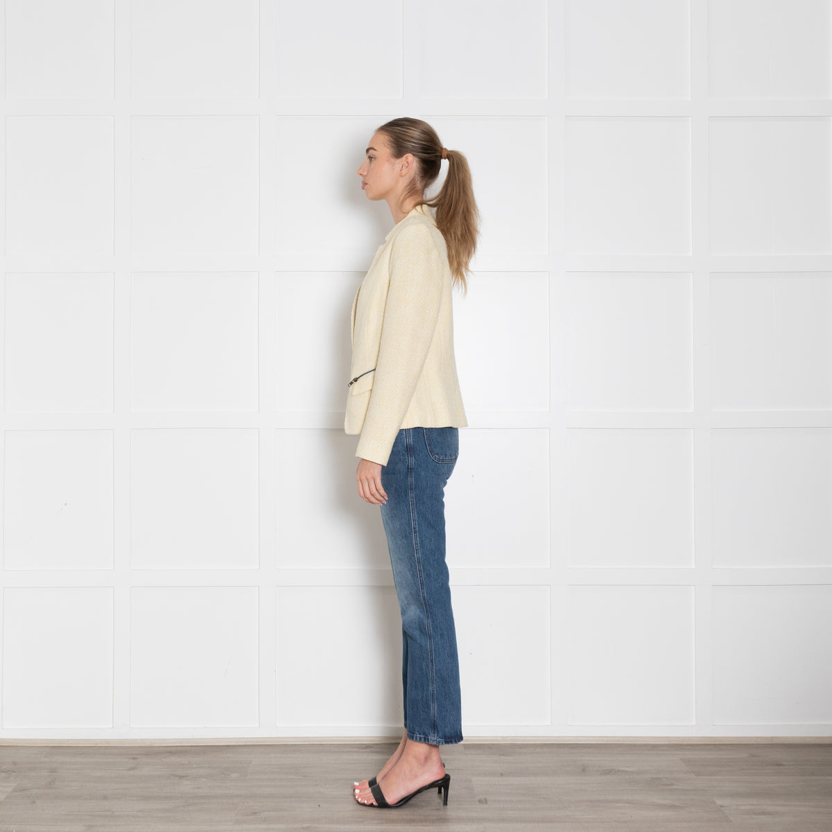 Helene Berman For Trilogy Yellow Tweed Jacket