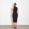 Mother of All Black Scuba Cutout Shift Dress