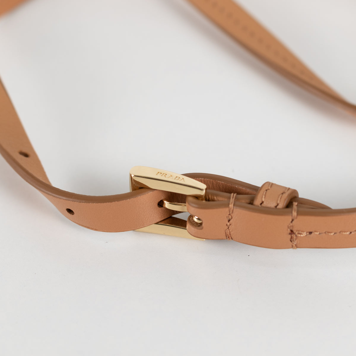 Prada Tan Studded Phone Case