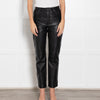 Reformation Veda Black Leather Trousers