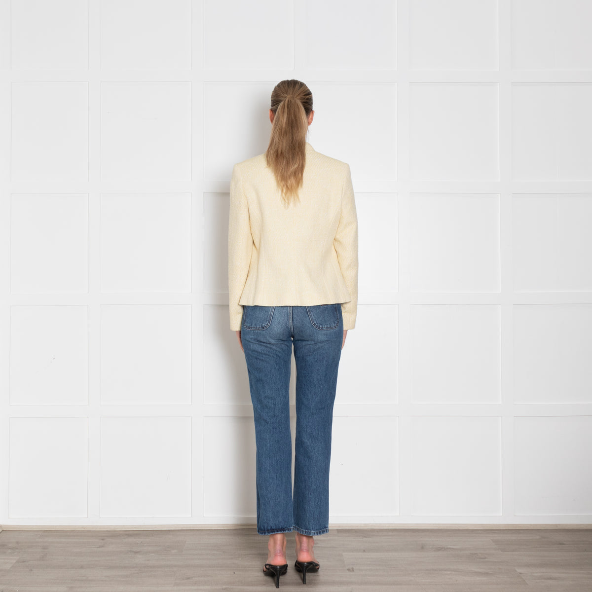 Helene Berman For Trilogy Yellow Tweed Jacket