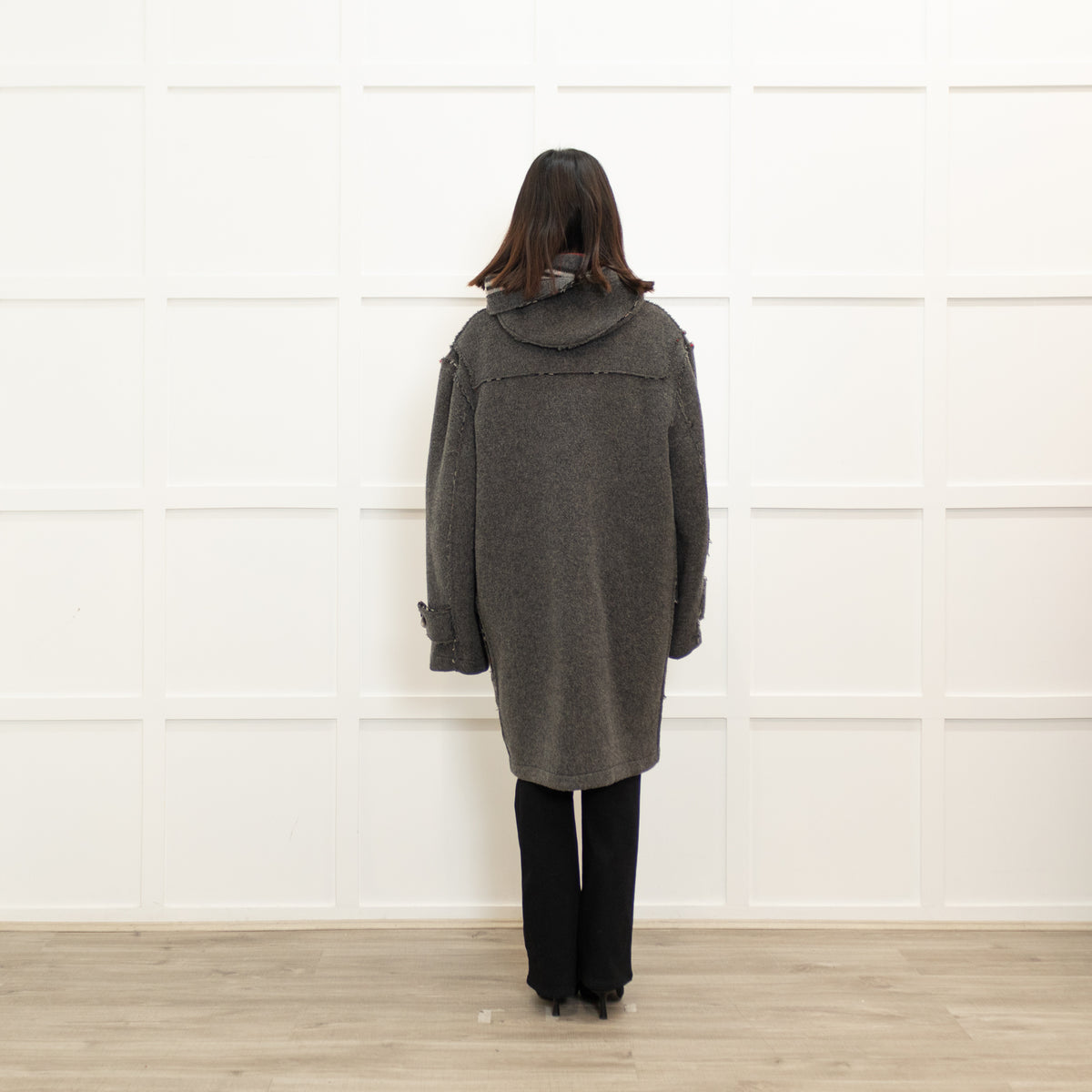 Burberry Grey Duffle Coat