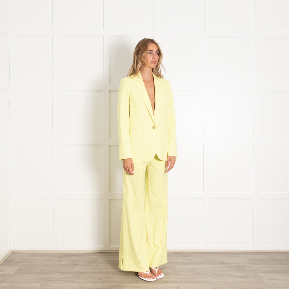 Me + Em Lemon Yellow Blazer Jacket