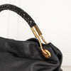 Michael Kors Black Grainy Leather Skorpios Bag