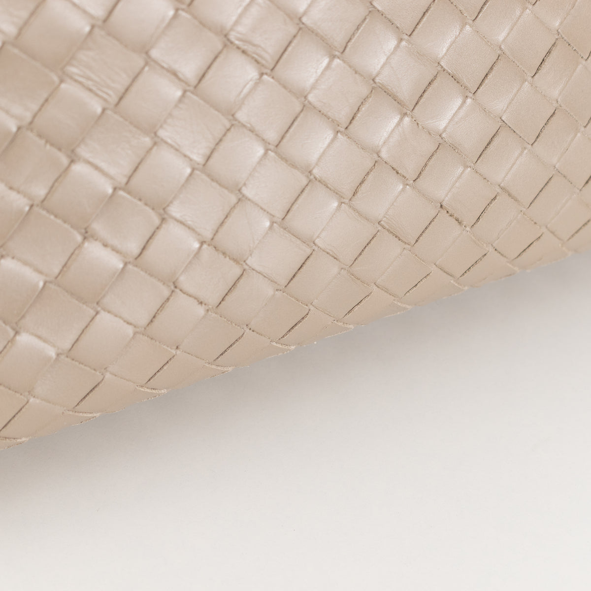 Bottega Veneta Taupe Intrecciato Leather Roma Bag