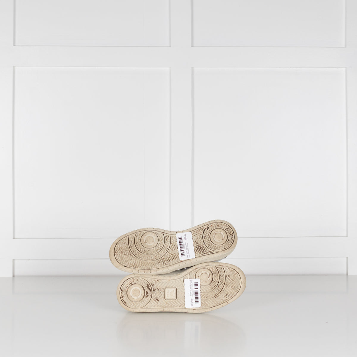 Veja White Velcro Logo Trainers