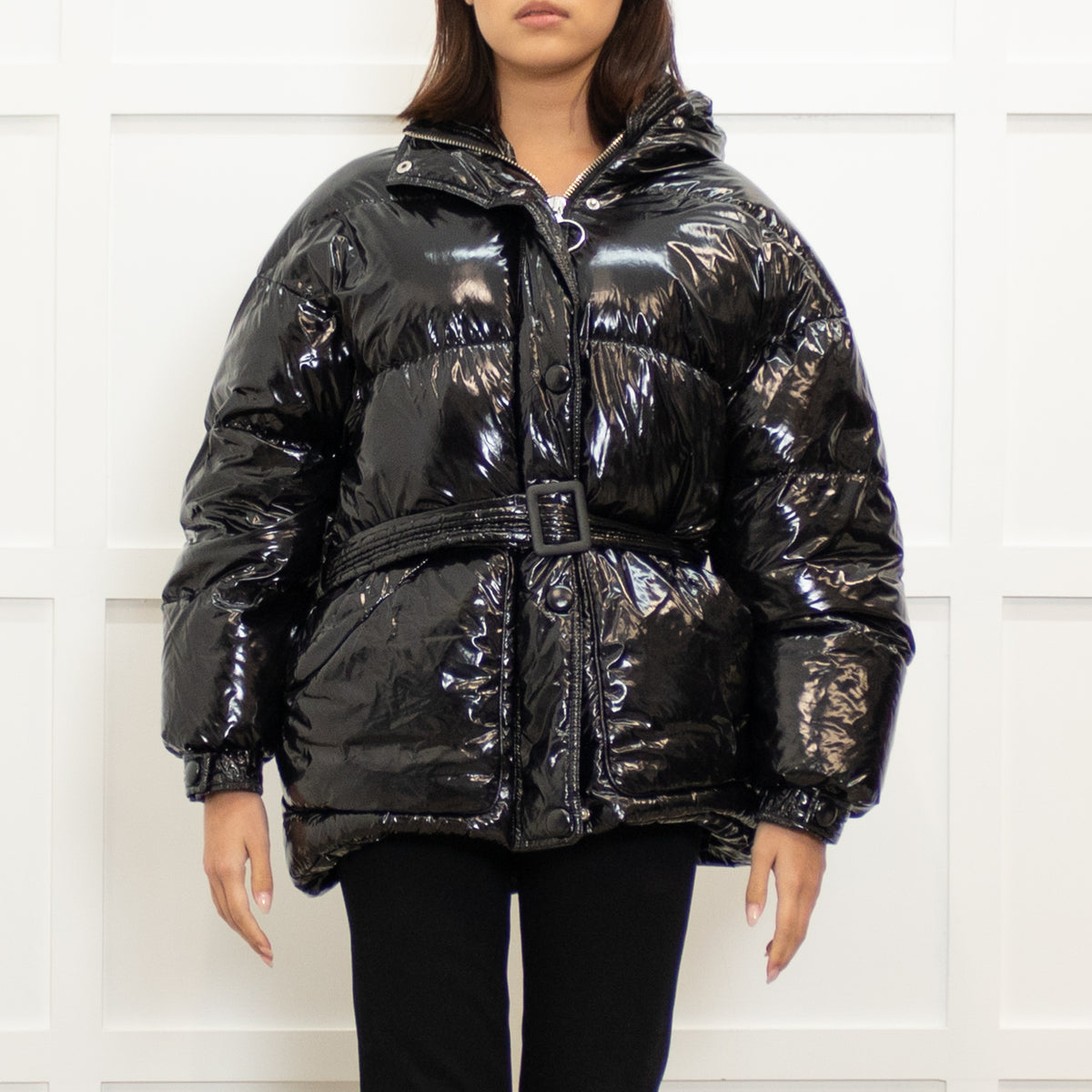 Ienki Ienki Black Gloss Puffer Jacket