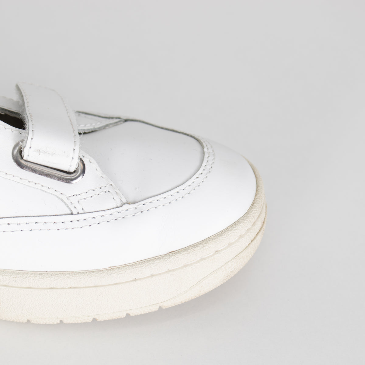 Veja White Velcro Logo Trainers