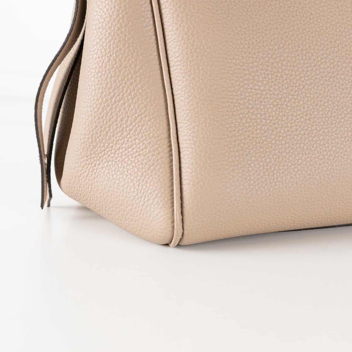 Louis Vuitton Taupe Leather Milla MM Bag