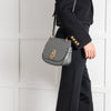 Mulberry Dark Grey Small Amberley Satchel Bag