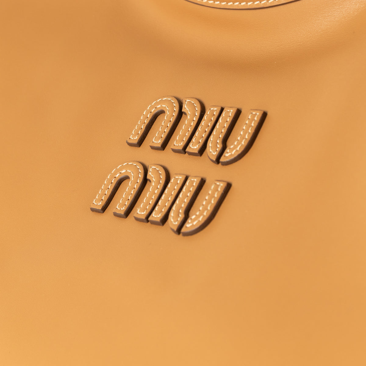 Miu Miu Brown Ivy Leather Tote