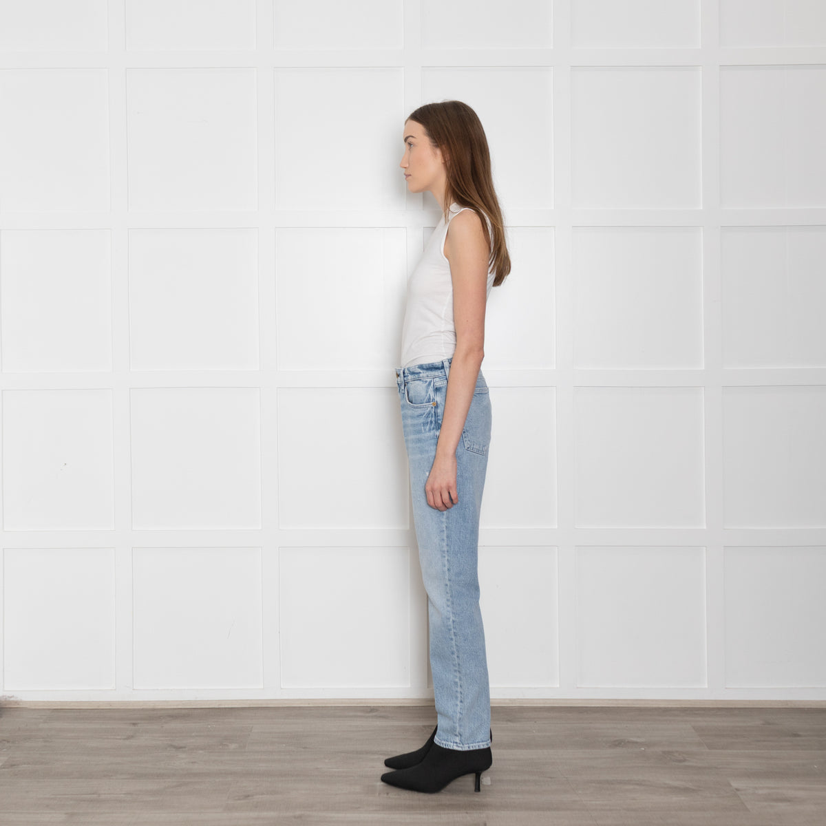 Rag & Bone Pale Wash Boyfriend Jeans