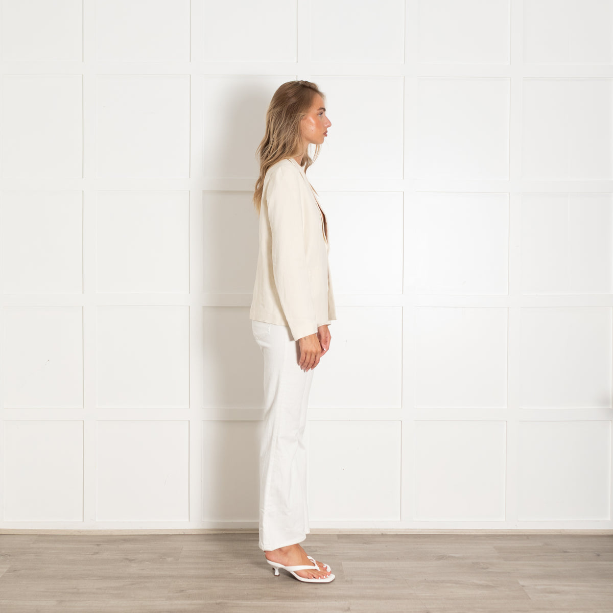 Twinset Pale Yellow Blazer Jacket