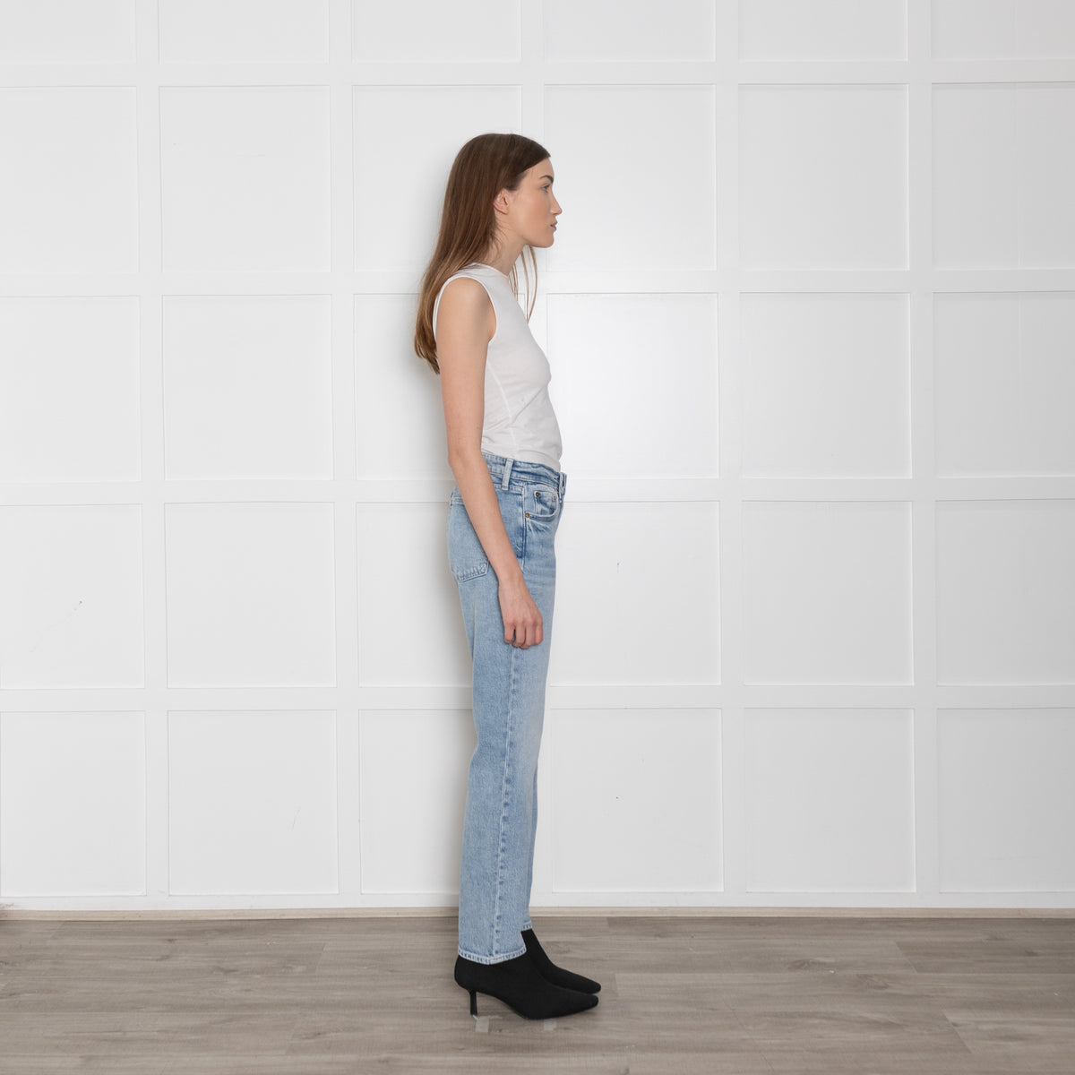 Rag & Bone Pale Wash Boyfriend Jeans