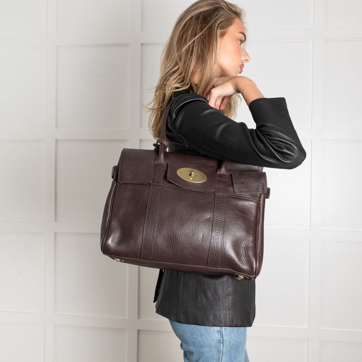 Mulberry Brown Bayswater Bag