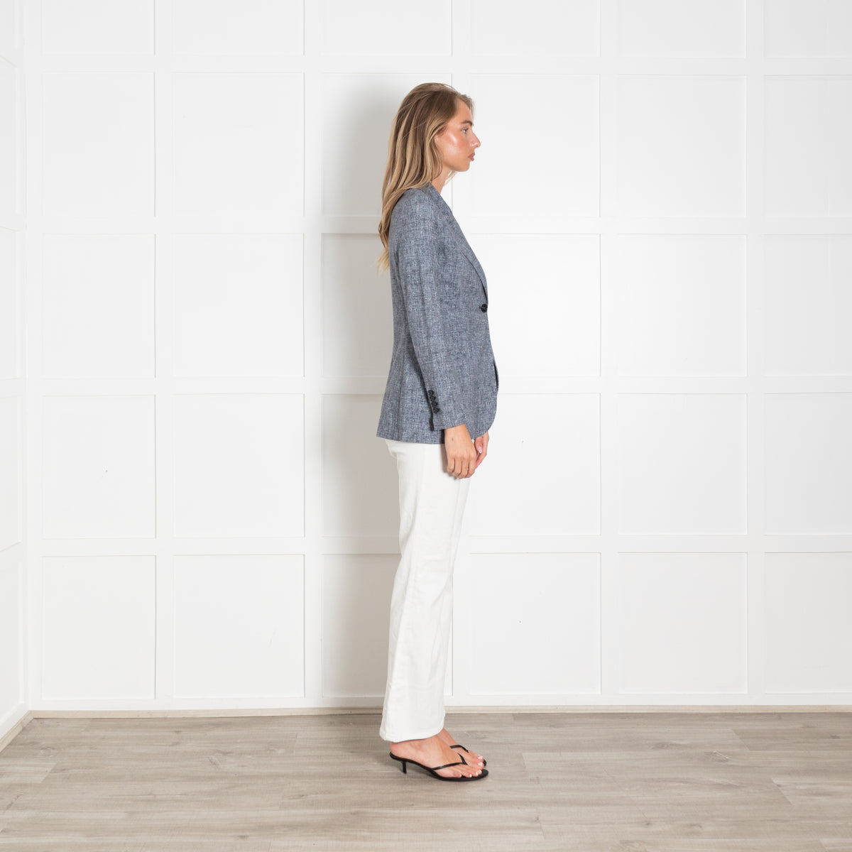Circolo 1901 Blue Cotton Blazer Jacket