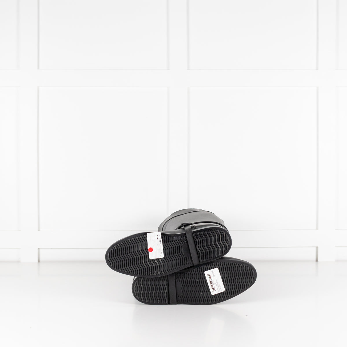 Givenchy Black Rubber Riding Boots