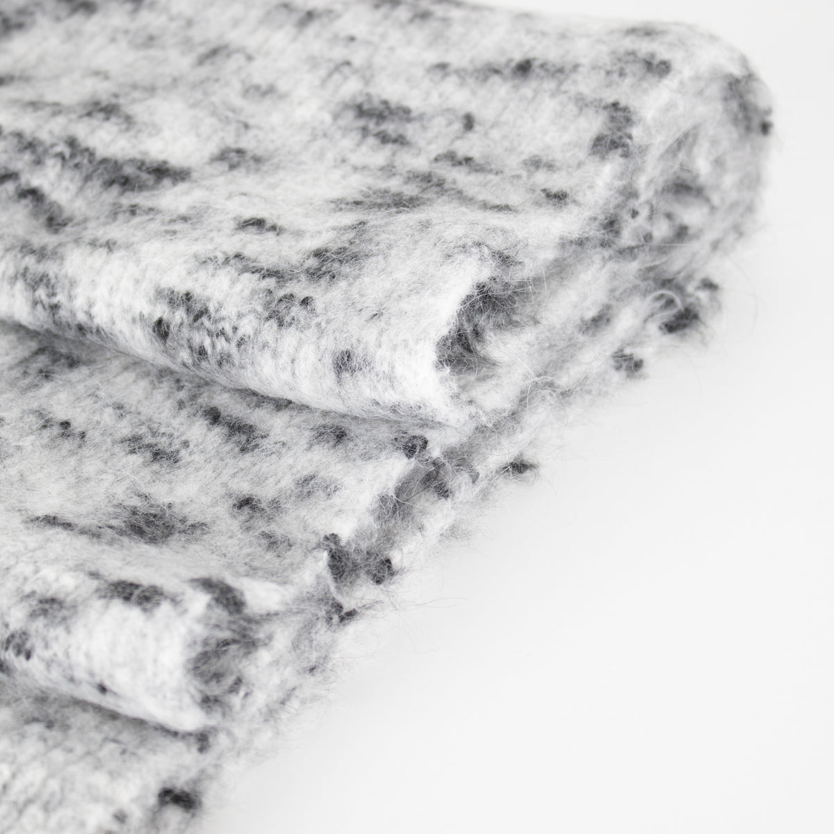 Isabel Marant Grey & Black Fleck Chunky Scarf with Hat