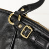 Coach Black Leather Gold Hardware Madison Lindsey Bag