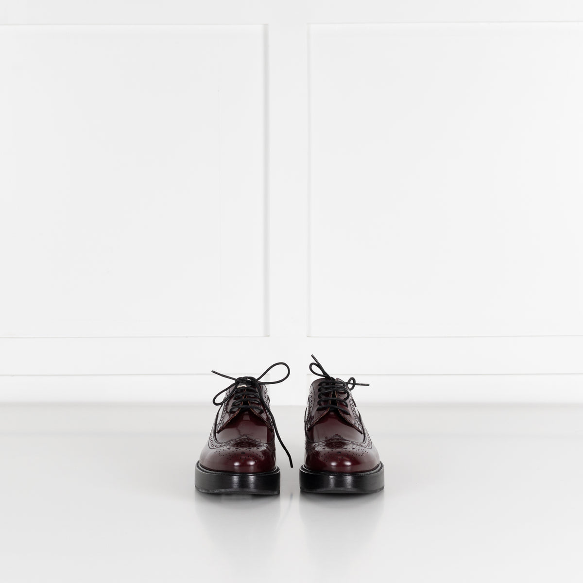 Church's Burgundy Wingtip Brogue Leather Shoes