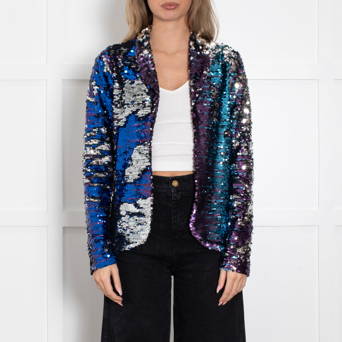 Rock The Jumpsuit Multi Colour Sequin Jacket