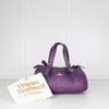 Vivienne Westwood Purple Boston Bag