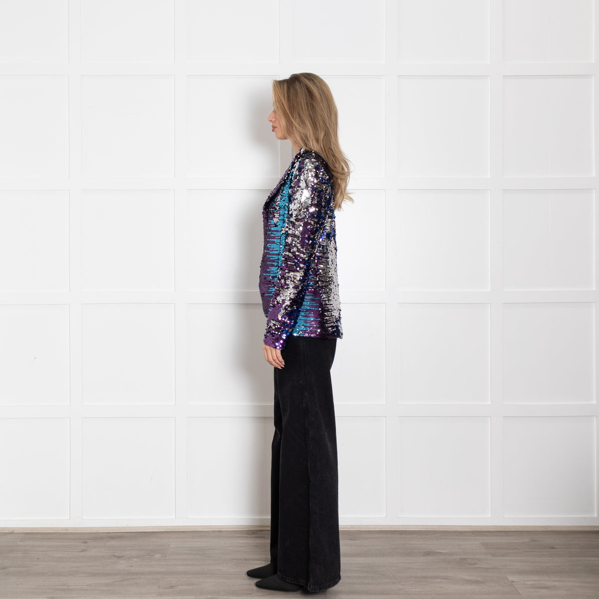 Rock The Jumpsuit Multi Colour Sequin Jacket