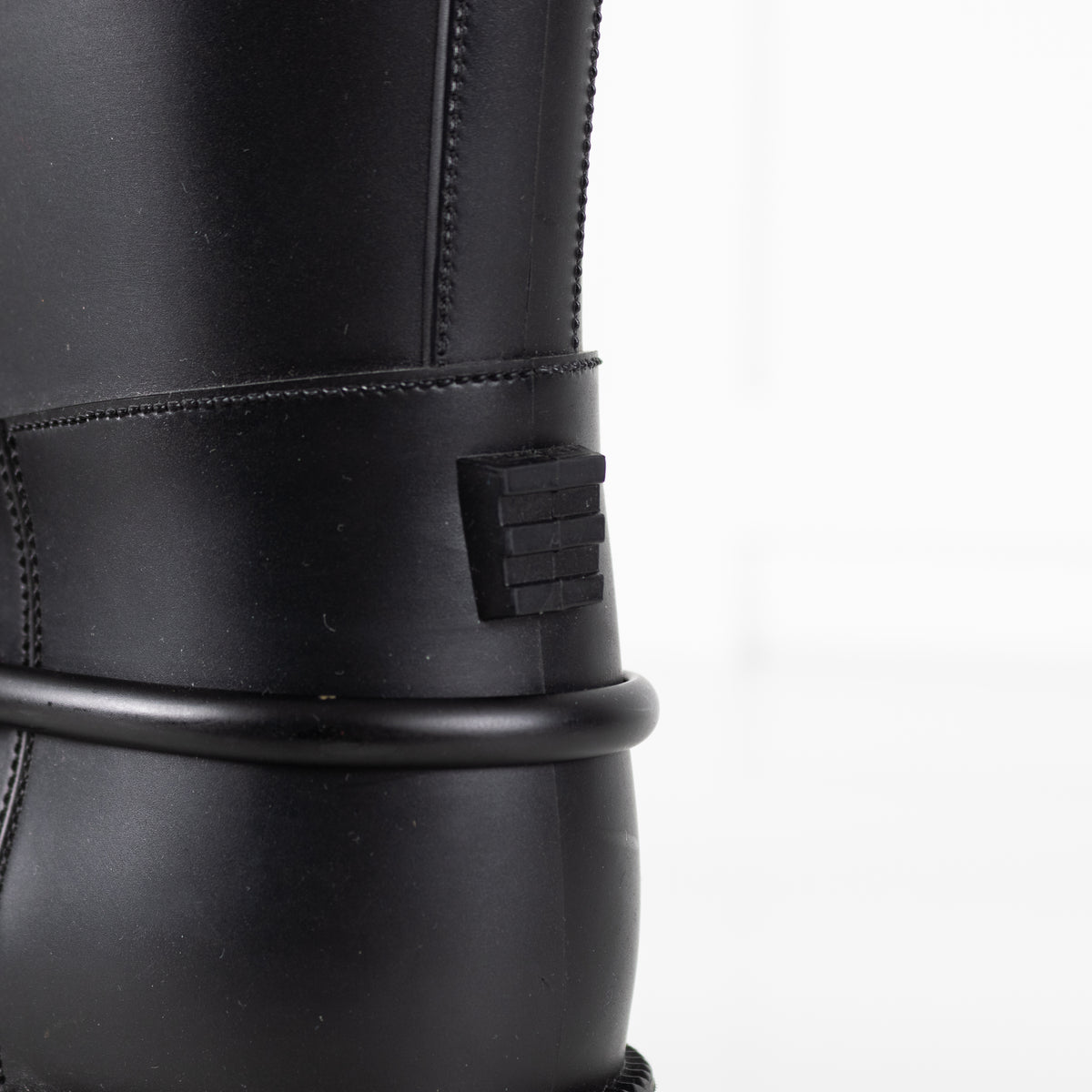 Givenchy Black Rubber Riding Boots