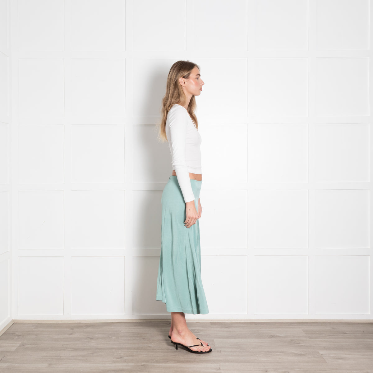 Acne Studios Sage Green Skirt