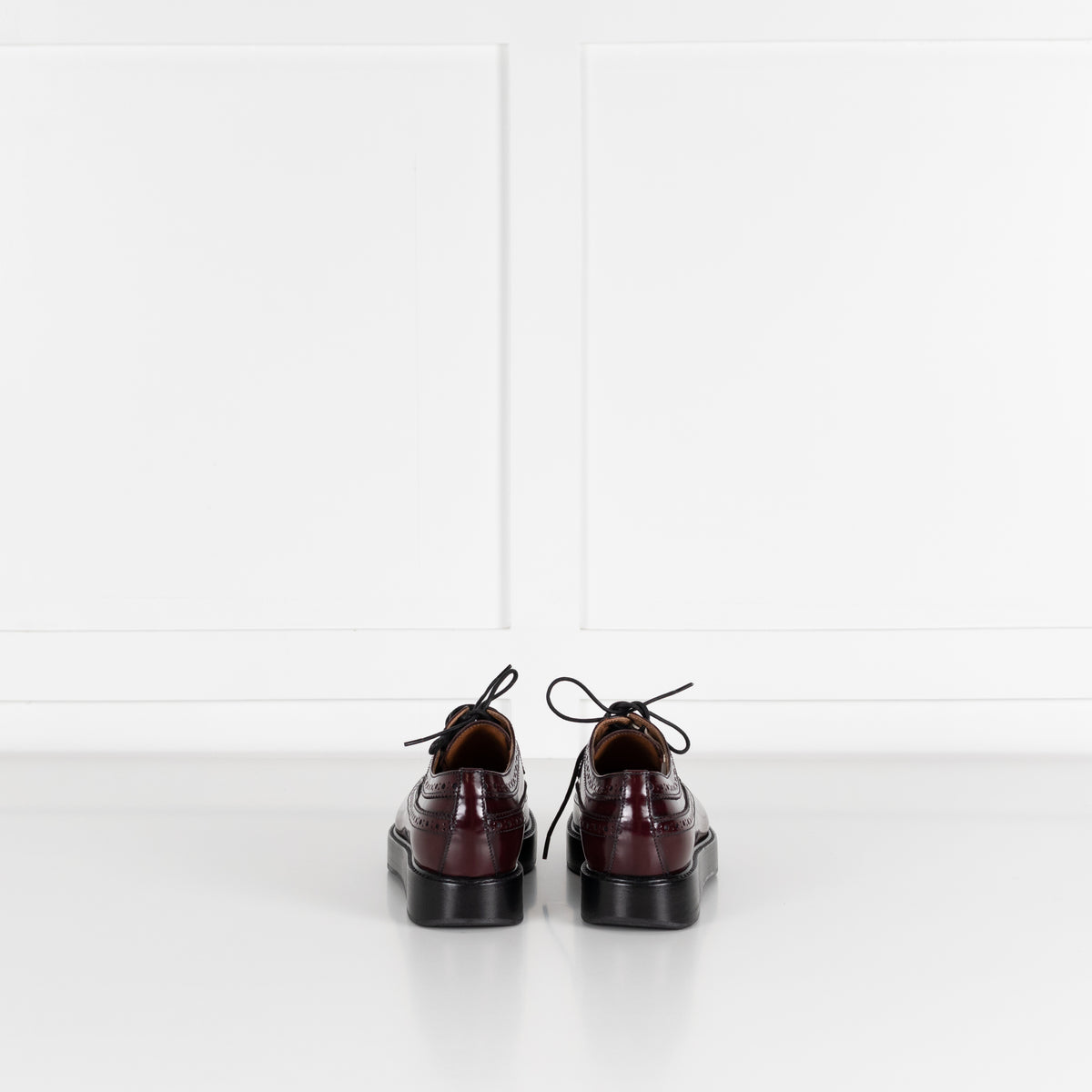 Church's Burgundy Wingtip Brogue Leather Shoes