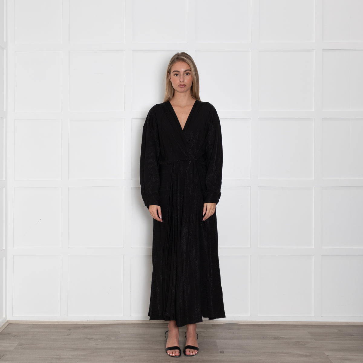 Second Female Black On Black Print Haven Maxi Dress