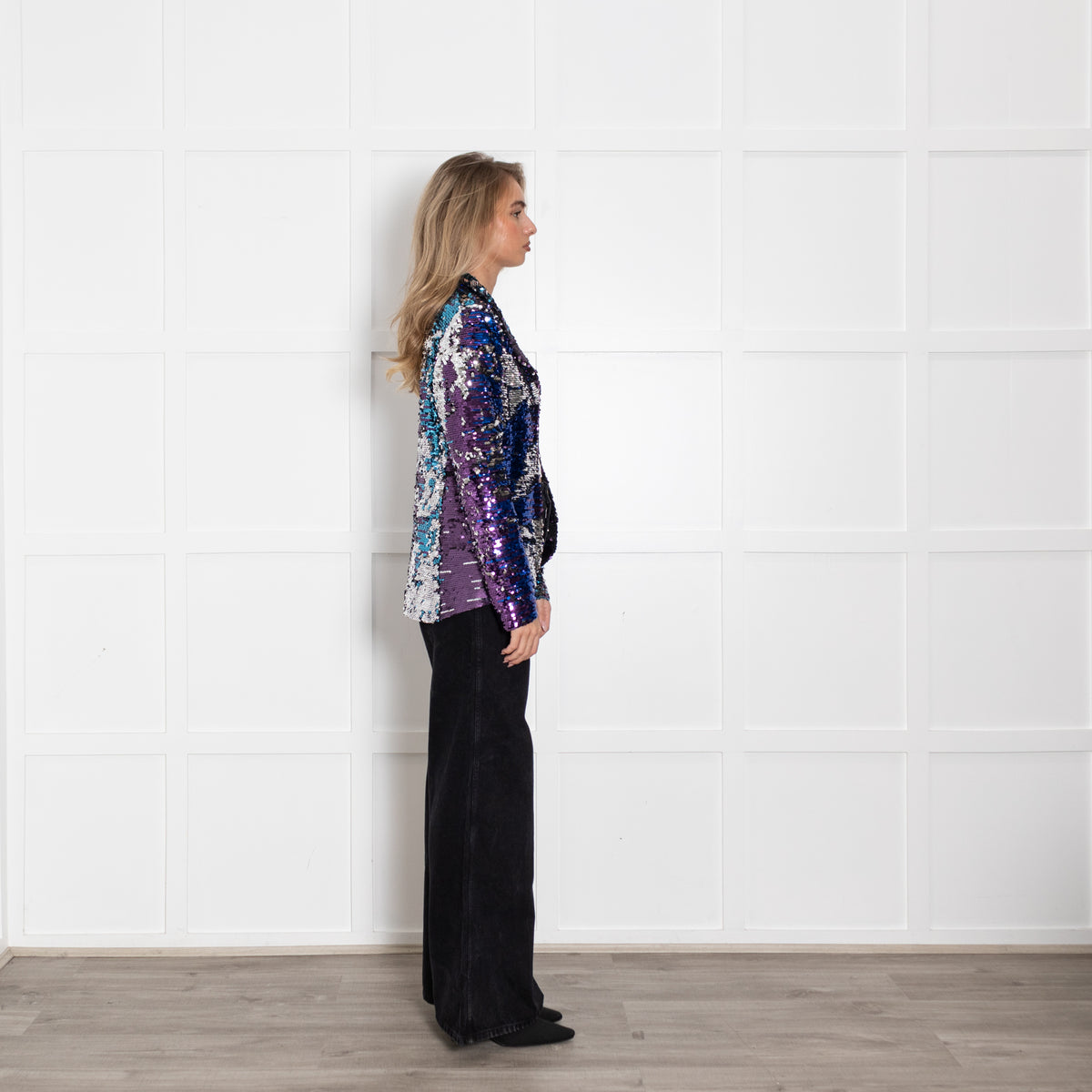 Rock The Jumpsuit Multi Colour Sequin Jacket