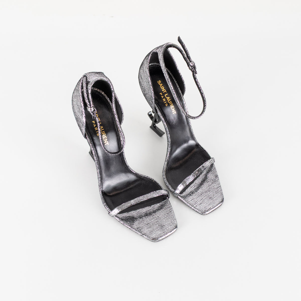 YSL Silver Opyum Sandal