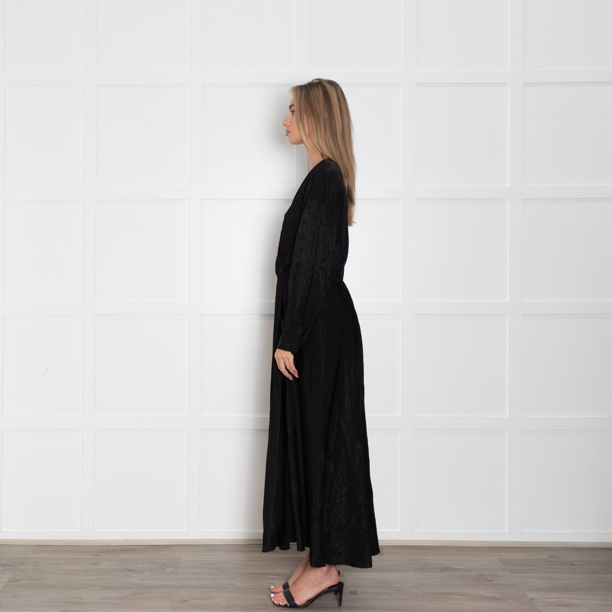 Second Female Black On Black Print Haven Maxi Dress