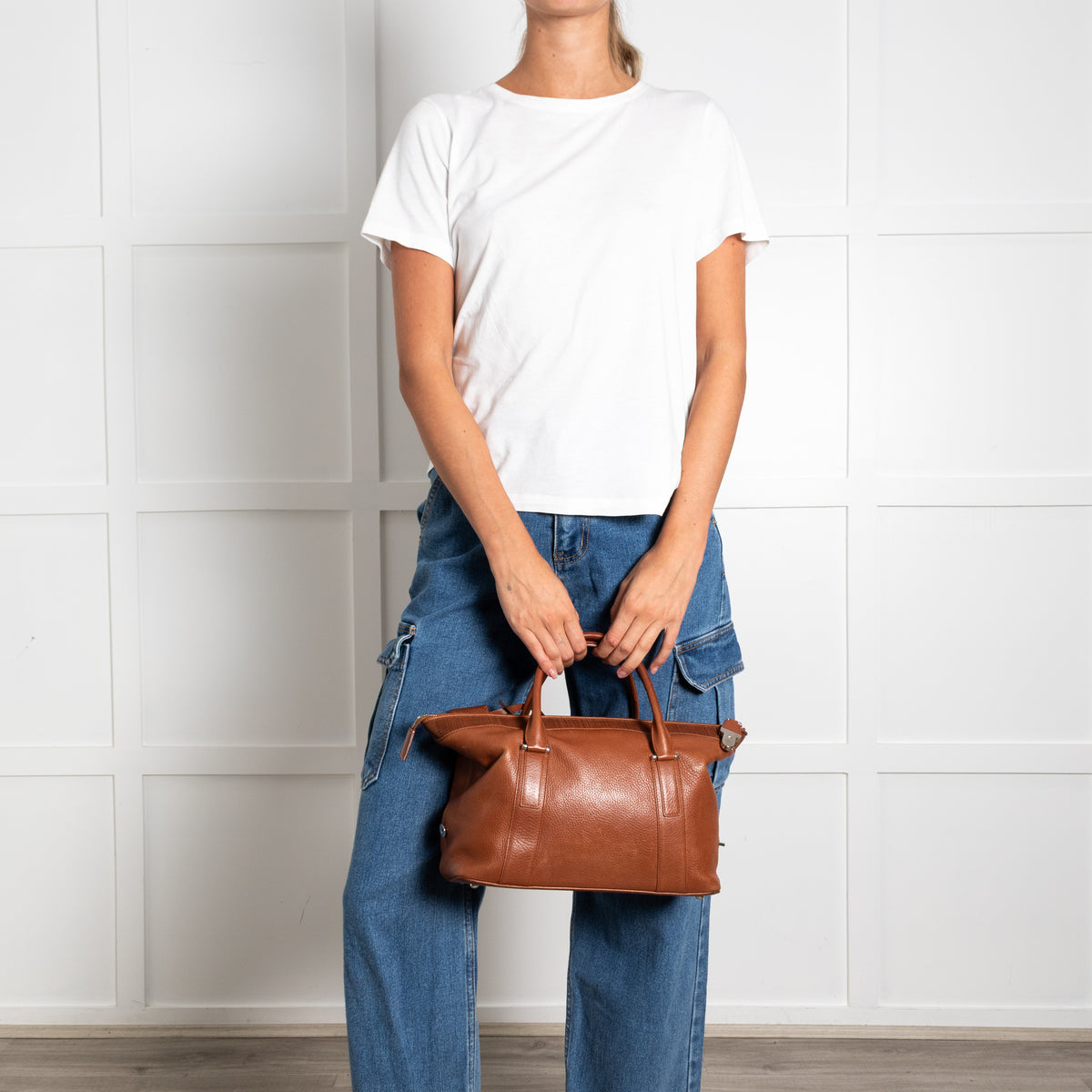 Akris Tan Leather Small Handbag