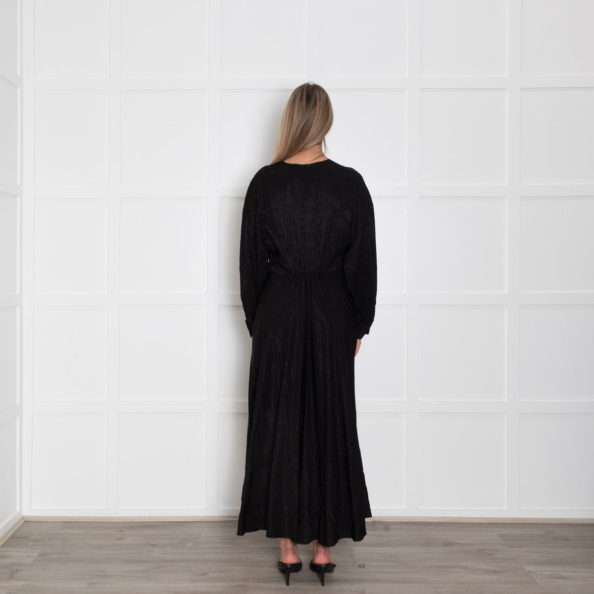 Second Female Black On Black Print Haven Maxi Dress