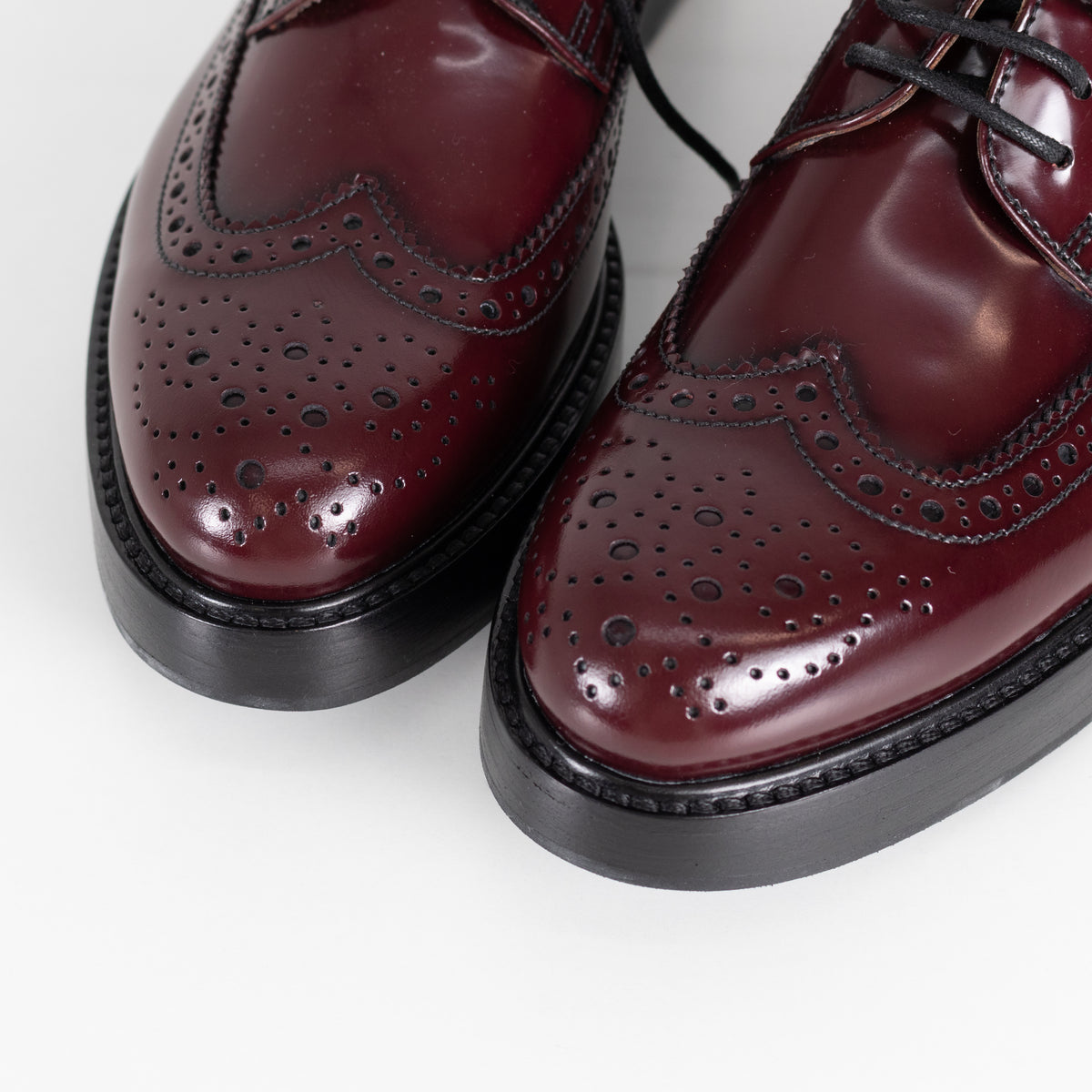 Church's Burgundy Wingtip Brogue Leather Shoes
