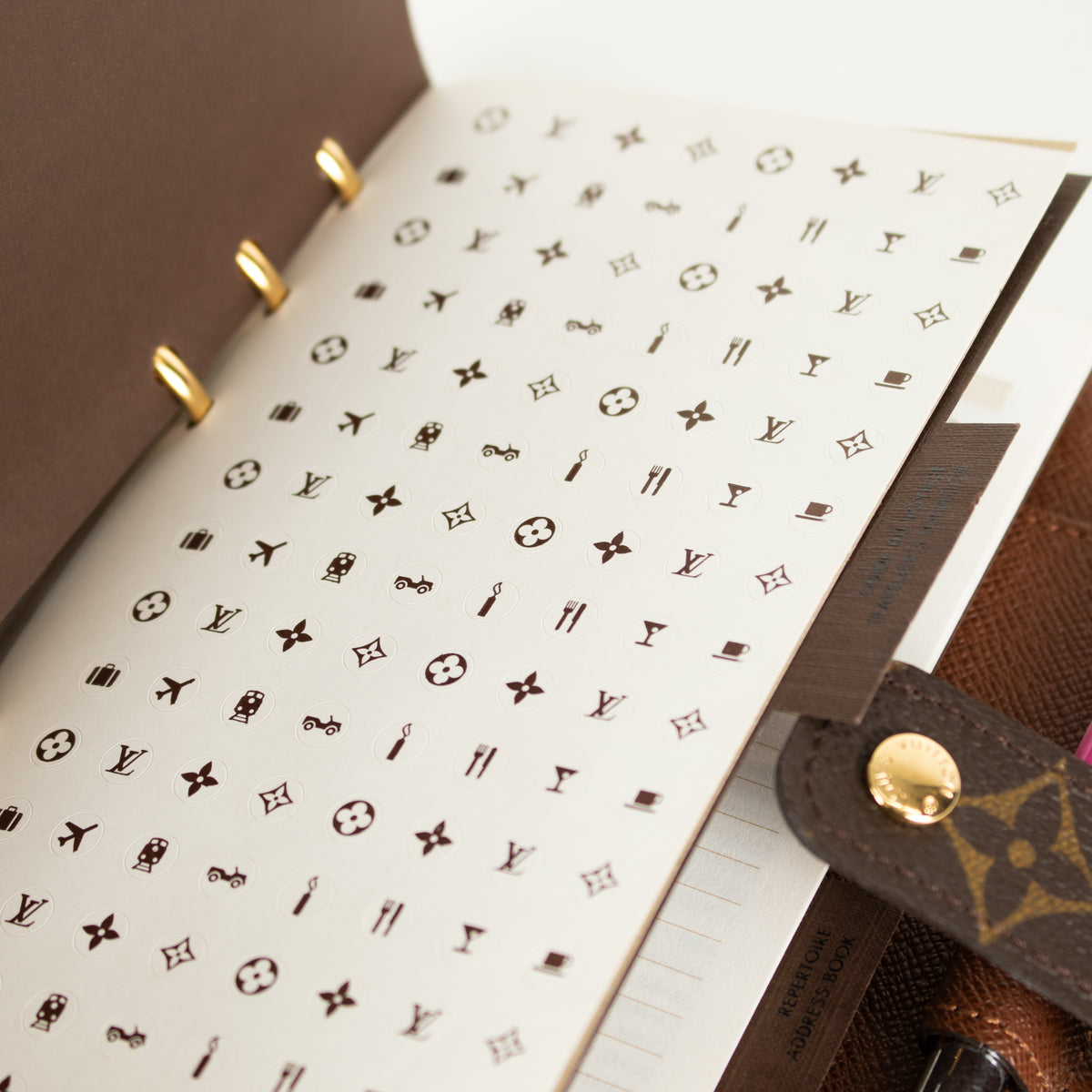 Louis Vuitton Medium Brown Monogram Agenda