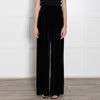 Loretta Caponi Velvet Black Shimmery Flared Trousers