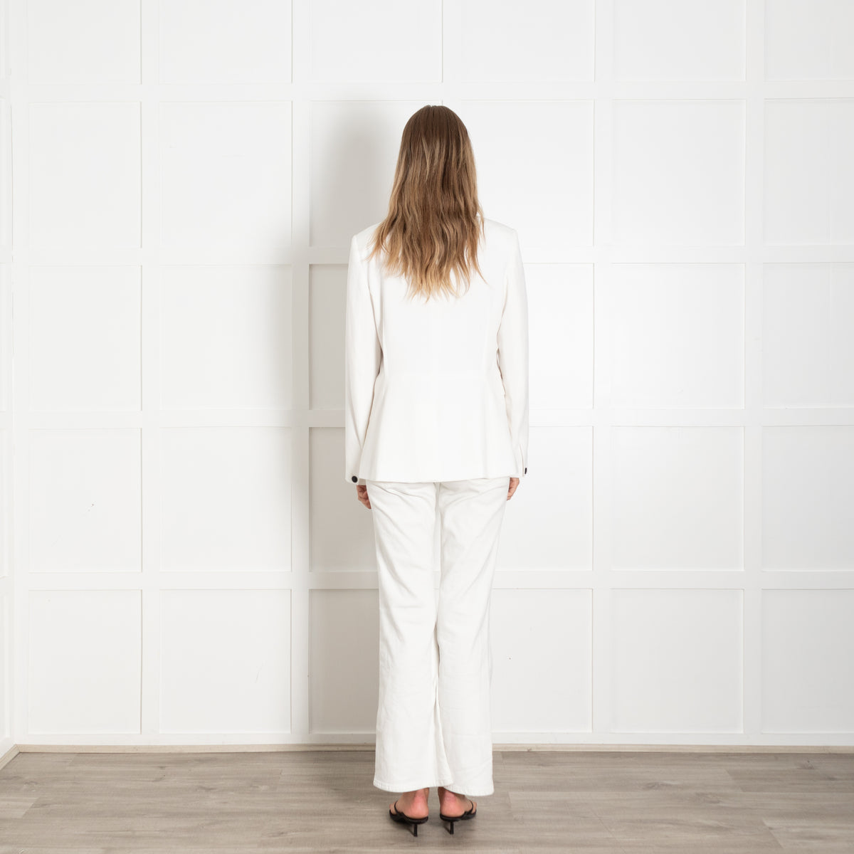 Rag & Bone White Single Button Tuxedo Blazer